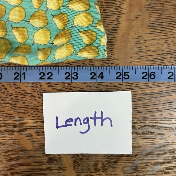 Talbots Women's Green Pear Print Button-Back 3/4 Sleeve Sweater L Preppy Classic - Picture 8 of 9